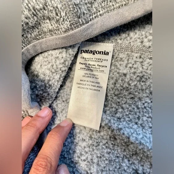 Patagonia Better Sweater 1/4-Zip Fleece Jacket - Gray - Picture 12 of 14